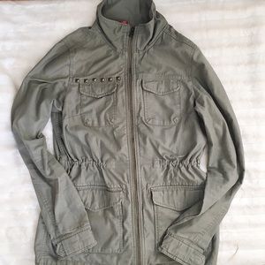 {H&M} Stud Detail Utility Jacket